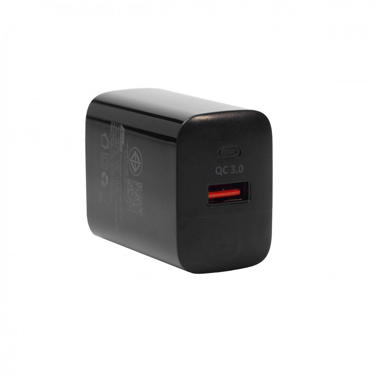 ANA003B : Charger USB-A fast charger GaN25W - Black