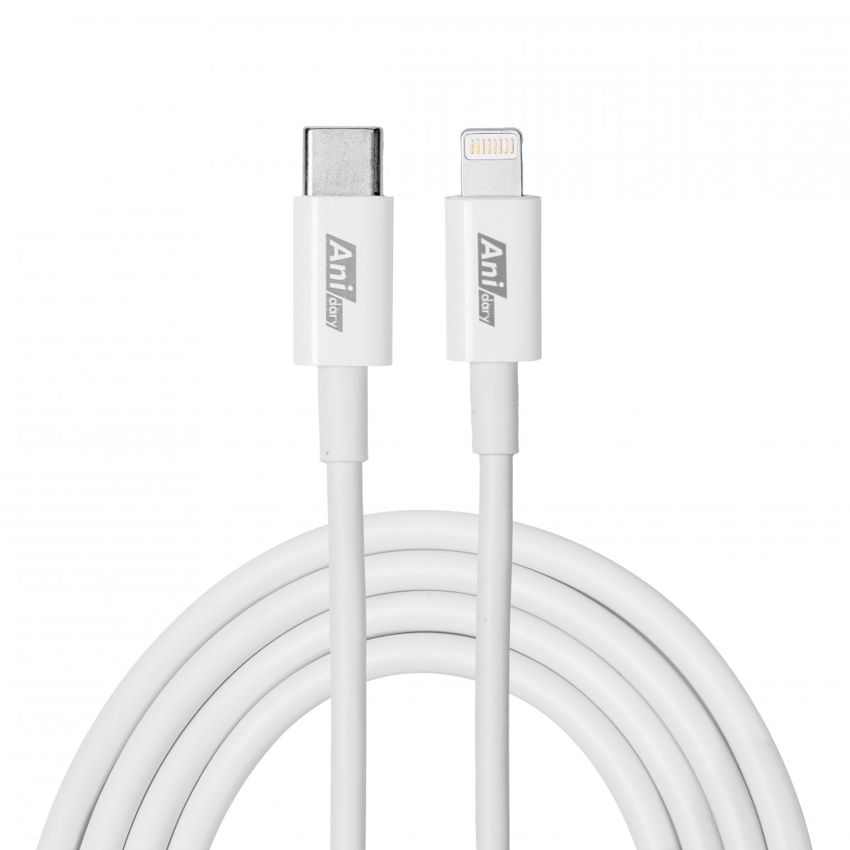 ANS006 : Charger Type-C fast charger PD20W + Cable Type-C to Lightning fast charger 3A/20W (TPE)