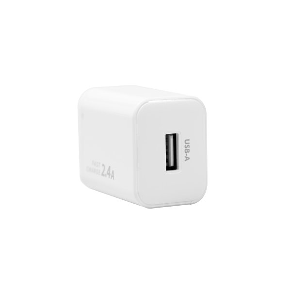 ANA001 : Charger USB-A fast charger 2.4A - White