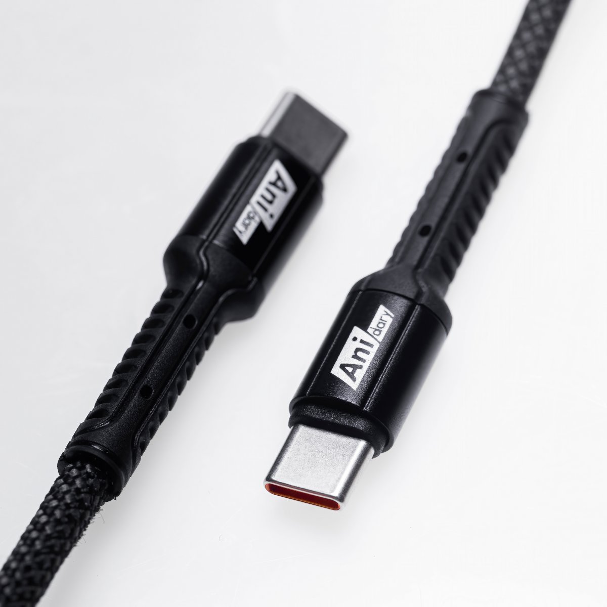 ANS005B : Charger Type-C fast charger PD20W + Cable Type-C to Type-C fast charger 3A/60W (Nylon)