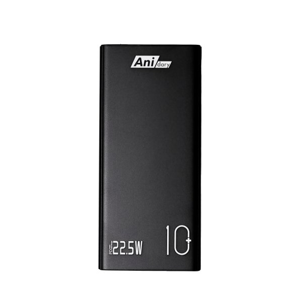 ANP008B : Power bank 10,000 mAh Aluminium Fast Charge 22.5w