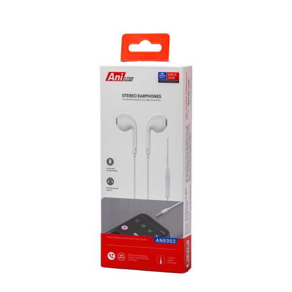 ANE002 : 3.5mm Stereo Earphonees