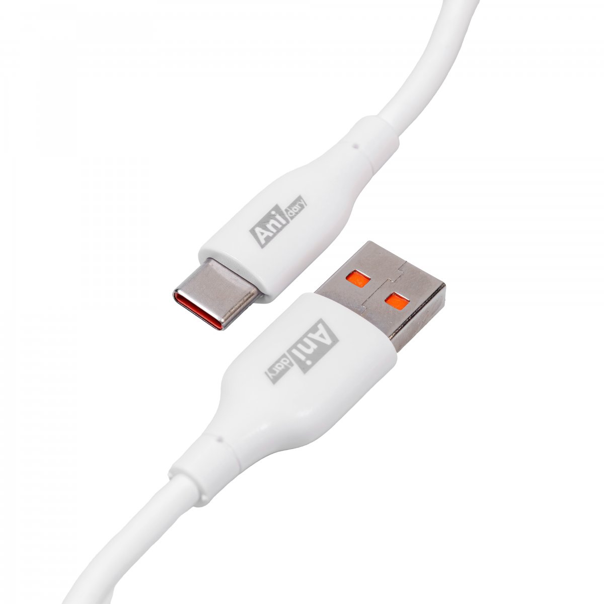 ANC003 : USB-A to Type-C Fast charge 2.4A (TPE) - White