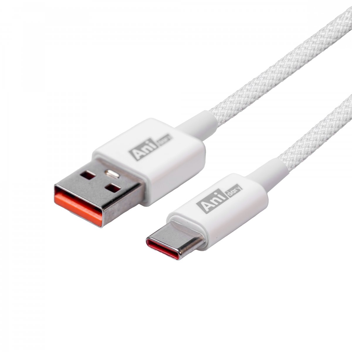 ANS007 : Charger Dual Port USB-A + Type C fast charger GaN33W / Cable USB-A to Type-C fast charger 3A/60W (TPE)