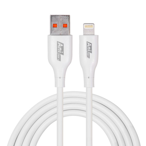 ANC001 : USB-A to Lightning Fast charge 2.4A (TPE) - White