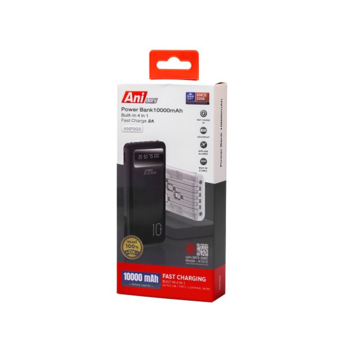 ANP003B : Power Bank 10,000 mAh