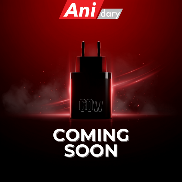 ANA008 อะแดปเตอร์ชาร์จไว 60W  ชาร์จเร็วกว่าเดิม เร็ว ๆ นี้